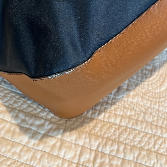 MICHAEL KORS BLUE NYLON TOTE DOUBLE HANDLES - Picture 14 of 14